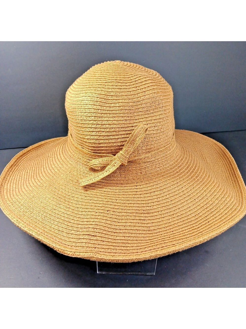 Bijoux Terner Women Sun Hat Beach Vacation Convertible Car Straw Like Designer X